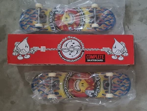 2 Vintage WORLD INDUSTRIES Skateboard FLAME BOY complete decks NEW ORIGINAL BOX - Picture 1 of 7