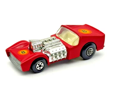 Matchbox  Lesney MB19 Red Road Dragster #8 Lables Mint in PVC Display Box - Image 1 of 4