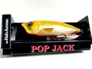 21834) Flecha de Pez POP JACK Big Wood Popper #112 Champagne Oro - Imagen 1 de 5