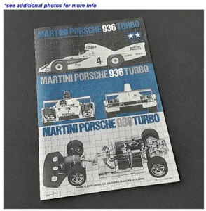Vintage Tamiya Porsche 936 Owners Instruction Build Manual Original 58006 RC Car - Picture 1 of 4