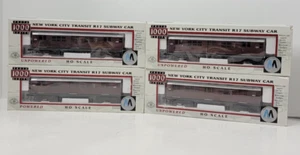 HO Proto 1000 New York City Transit R17 U-Bahn Red Bird 4 Wagen Set - Bild 1 von 21