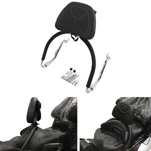 Controlador cromado negro barra Sissy respaldo adecuado para Honda Goldwing GL1800 2001-2017 - Imagen 1 de 10