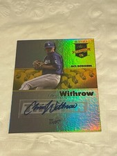 2008 TRISTAR PROjections Reflectives Auto Chris Withrow #52 Auto /25