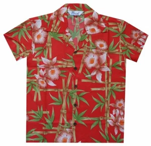 Jungen Hawaii Shirt Aloha Party Freizeit Camp Kreuzfahrt Urlaub Tourist Strandbekleidung - Bild 1 von 14