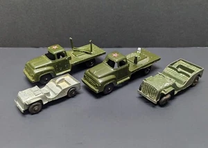 Remolque vintage Tootsie camión militar del ejército de juguete - Imagen 1 de 9