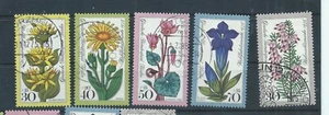 Berlin West Germany stamps. 1975 Humanitarian Relief Funds Flowers used (E330) - Picture 1 of 1
