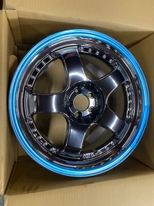 SSR PROFESSOR SP1 WHEEL 18X9.5J +37 5X100 SUPER BLACK COAT alloy aluminium rim - Picture 1 of 24