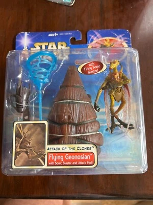Star Wars Attack of the Clones Flying Geonosian With Sonic Blaster Hasbro 2002 Foto 1 de 2