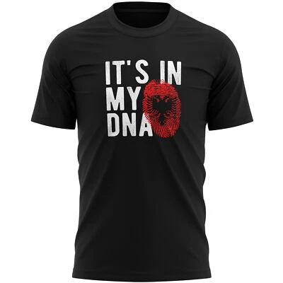 Its In My DNA Albania Mens T Shirt shirt Football Country Him shqiperi flag f...
