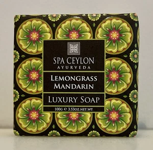 Spa Ceylon Ayurveda Lemongrass Mandarin Luxury Soap 100g - Picture 1 of 2
