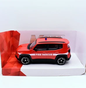 Modellino auto pompieri scala 1:43 jeep RENEGADE diecast modellismo collezione - Foto 1 di 2