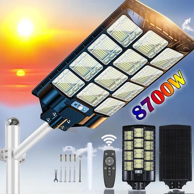 9900000000LM 1392 LED Luz Lampara Solar Para Patio Exterior Lámparas En La Calle - Image 1 of 4