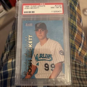Josh Beckett 1999 Fleer Tradition Update Rookie U-122 PSA MT-8 - Picture 1 of 2