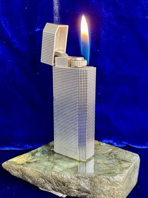 Cartier Silver Pentagon Lighter Vintage Mint Condition Works 1 Year Warranty - Image 1 of 4