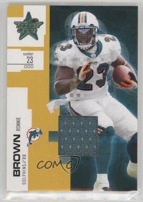 2007 Leaf Rookies & Stars Gold Materials Ronnie Brown #56 - Image 1 of 2
