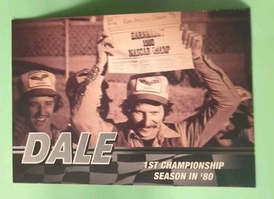 2007 Press Pass - Nascar #10 - Dale Earnhardt - 1st Championship Season - 1980 - Image 1 of 2