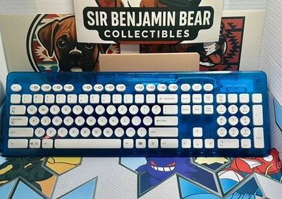 PDP Rock Candy Blue Wireless Keyboard Washable No Dongle  904-005 Untested Retro - Image 1 of 4