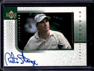 2001 Upper Deck Curtis Strange Player's Ink Auto #ST - Image 1 of 2