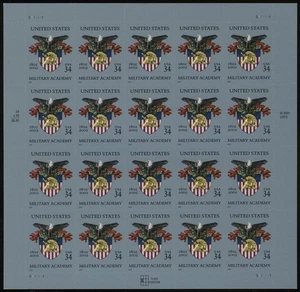 SFSTAMPS US Scott 3560 Military Academy Bicentennial Sheet of 20 Stamps MNH 2002 - Picture 1 of 1
