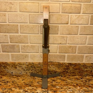 Vintage Pin It Skirt Marker Ruler - Seamstress Hem w/Adjustable Mount 20" - Picture 1 of 6