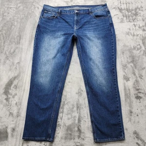 Jeans Old Navy donna 18 blu vita media wow fidanzato dritto rilassato elasticizzato  - Foto 1 di 10