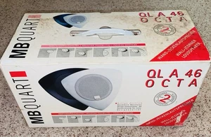 MB QUART QL A 46 OCTA SURFACE MOUNT WALL SATELLITE SPEAKER BLACK PAIR OPEN BOX - Picture 1 of 5