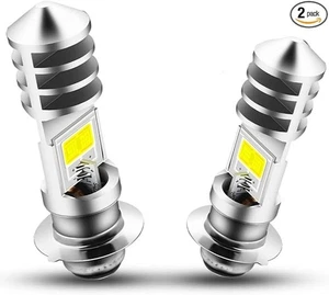 AC/DC 9-48V P15D LED Bulb,1800LM Super Bright H6M ATV Headlight Bulbs, 2 Pack - Picture 1 of 5
