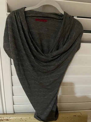 Velvet Grey/Silver Wing Short Sleeve Cotton Cowl Tee Shirt - Image 1 of 4