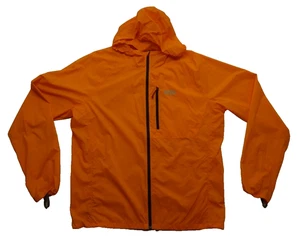 Stio Men L Mountain Shadow Second Light Orange Windbreaker Jacket Windshell EUC - Picture 1 of 13
