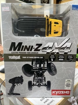 Kyosho MINI-Z 4×4 Series Readyset JeepⓇ WRANGLER UNLIMITED Rubicon Hellayella - Image 1 of 2