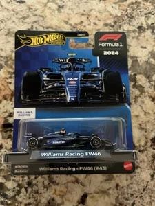 Hot Wheels Premium Williams Racing FW46 Formula 1 Team Race Car #43 Diecast New - Picture 1 of 2