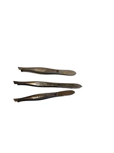 LOT OF 3 Vintage Revlon Tweezer Heavy 3” Model Stainless - Picture 1 of 2