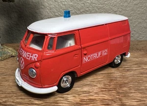 🚒 Tomica Dandy No. F23 VW Panel Van Feuerwehr Notruf 112 1:43 Scale Japan - Picture 1 of 13