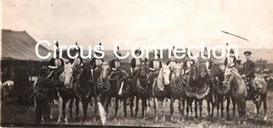 C1910's - Ringling Bros Circus RBB foto gruppo cavalli parata RPPC - AAFN - Foto 1 di 3