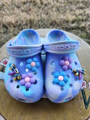 Crocs Clásico "Dragon Flies" Niñas PS 11C Foto 1 de 4