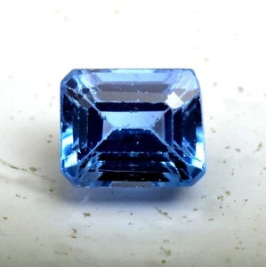 Brazil Swiss Blue Topaz 4.50 Ct Emerald Cut Loose Gemstone For Ring - Picture 1 of 6