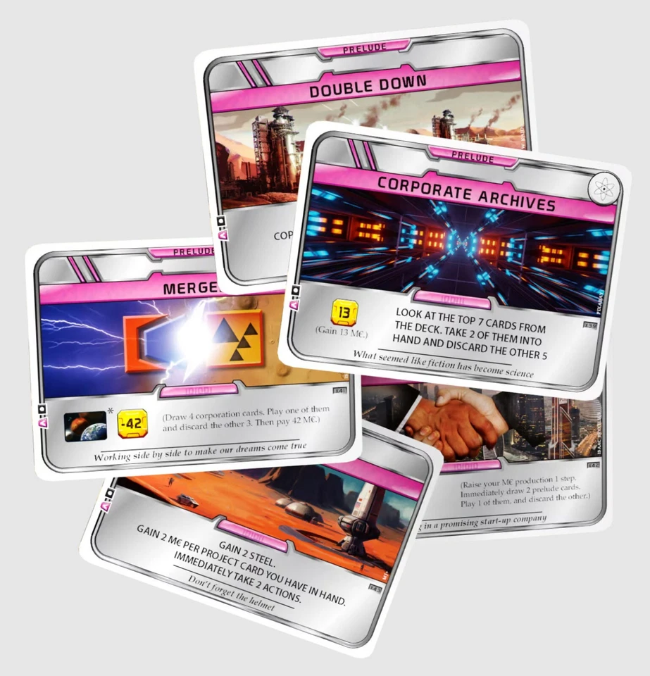 Terraforming Mars Seasonal Promo Pack 2022 - 5 Prelude Cards - New - Image 1 of 1