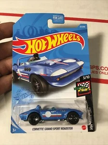 Hot Wheels 2021 Race Day CORVETTE GRAND SPORT ROADSTER blau (62) - Bild 1 von 7