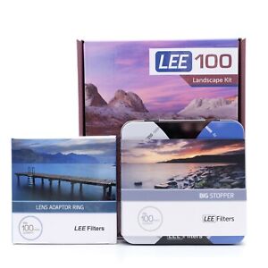 Lee Filters LEE100 Landscape Kit 0.6 ND Medium Grad + 77mm adapter & Big Stopper
