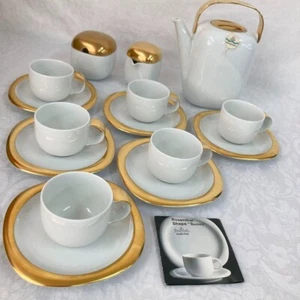 Rosenthal Studio Line Suomi shape Gilding Coffee set Designed by Timo Sarpaneva - Picture 1 of 20