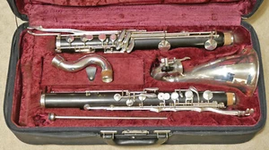 Buffet Crampon France 1180 bass clarinet - nice 🔴 LOCAL PICKUP ONLY🔴 - Picture 1 of 15
