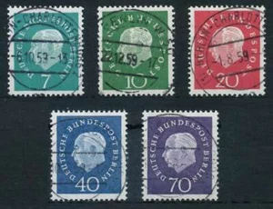 BERLIN DS HEUSS 3 Nr 182R-186R zentrisch gestempelt X80569E - Bild 1 von 2