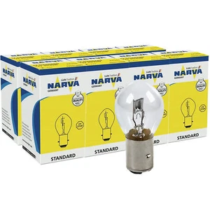 8x NARVA Glühbirne Glühlampe Lampe S2 35W/35W 12V BA20d für Motorrad Scooter - Bild 1 von 2