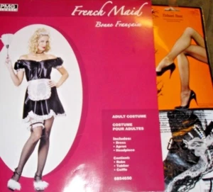 FRANZÖSISCHES ZOFE KOSTÜM Paket - Damen - One Size - Kleid, Kopfteil, Schürze, Strumpfband, Hose - Bild 1 von 4