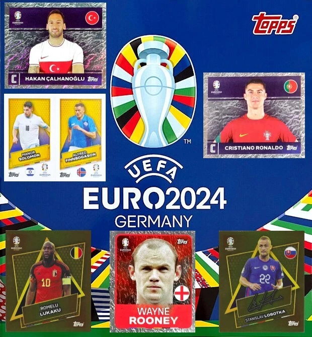 Topps Euro 2024 Germany Stickers - (Group E - Group F - Legends) - 3/3 - Photo 1/1