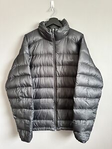 Marmot Jacket Mens XL Extra Large Black Goose Down 800 Fill Full Zip Puffer Coat