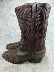DURANGO Brown Leather Boots Mens Size 7 EE - Picture 1 of 6