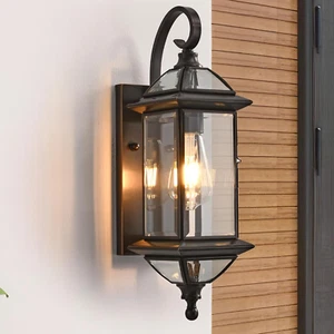Exterior Wall Light Fixtures 18.5Inch Copper Outdoor Wall Lights Waterproof with - Picture 1 of 12