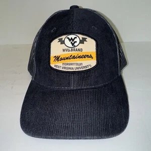 West Virginia Mountaineers Hat Cap NCAA Corduroy Mesh Snapback Black Zephyr - Bild 1 von 6