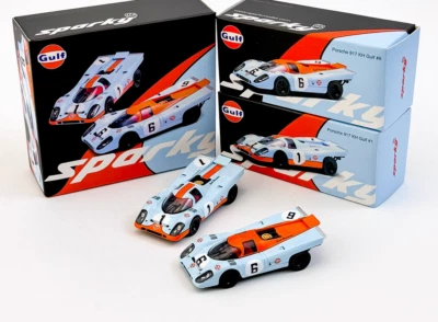 1: 64 Porsche 917 KH Le Manse GULF Suit Car Model Toy - Image 1 of 4